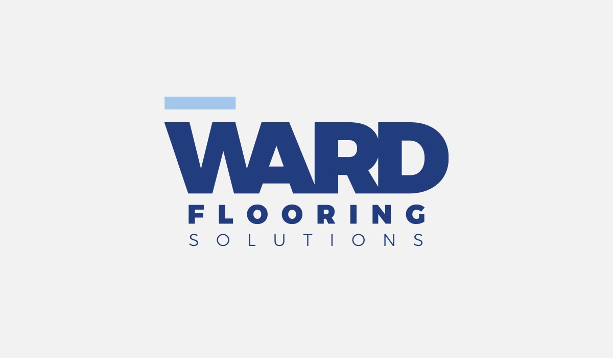 Ward Flooring logo on grey