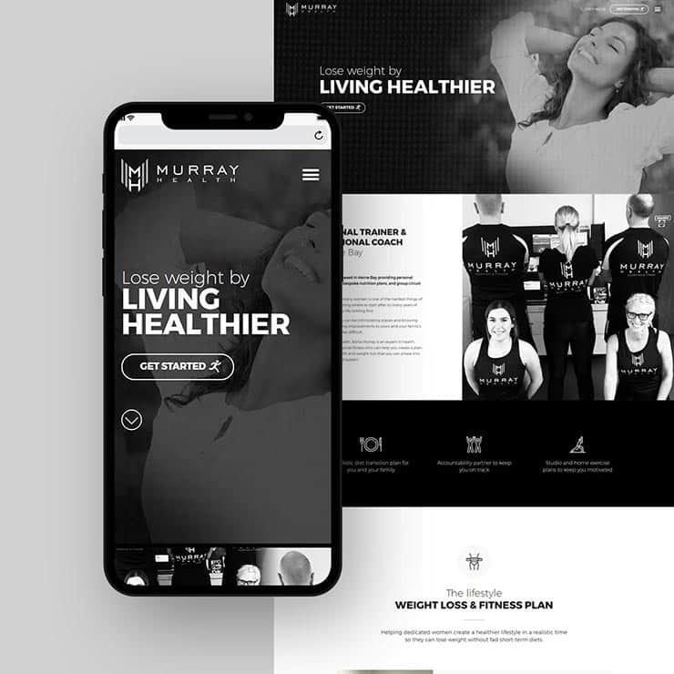 Murray Health web design by 9G websites