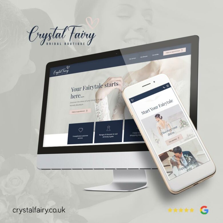 Crystal Fairy web design by 9G Websites