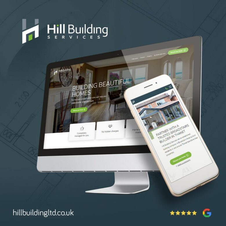 Hill Building Services web design by 9G Websites