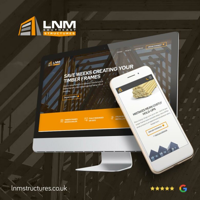 LNM Structure web design by 9G Websites