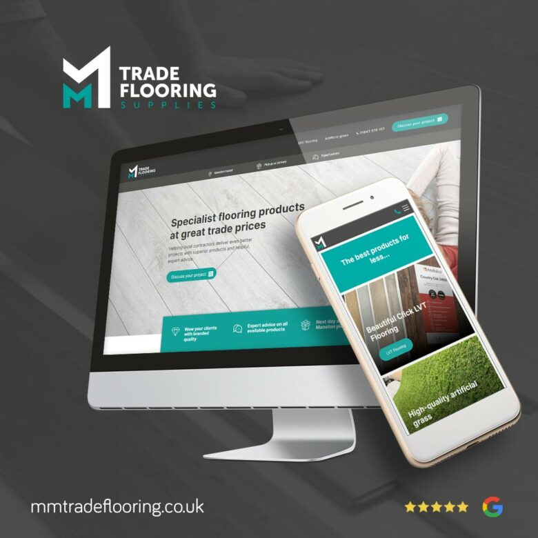MM Trade Flooring web design by 9G Websites