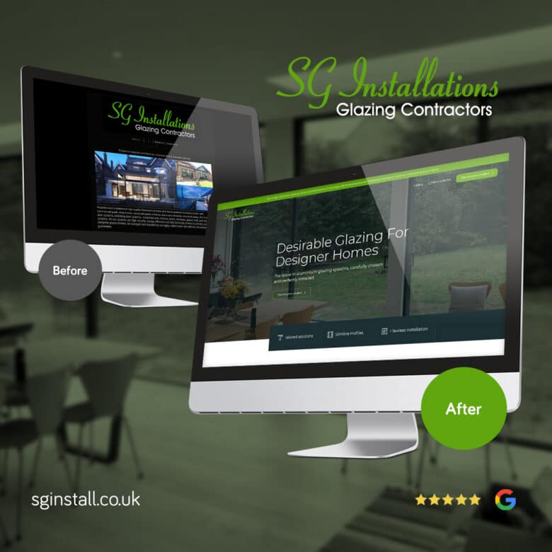 SG Installations web design by 9G Websites