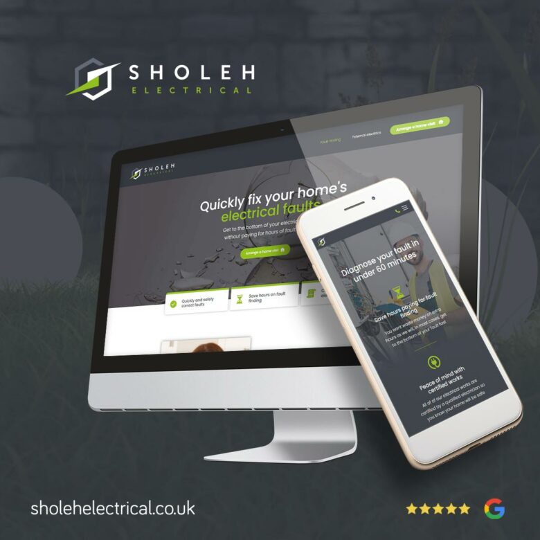 Sholeh Electrical web design by 9G Websites
