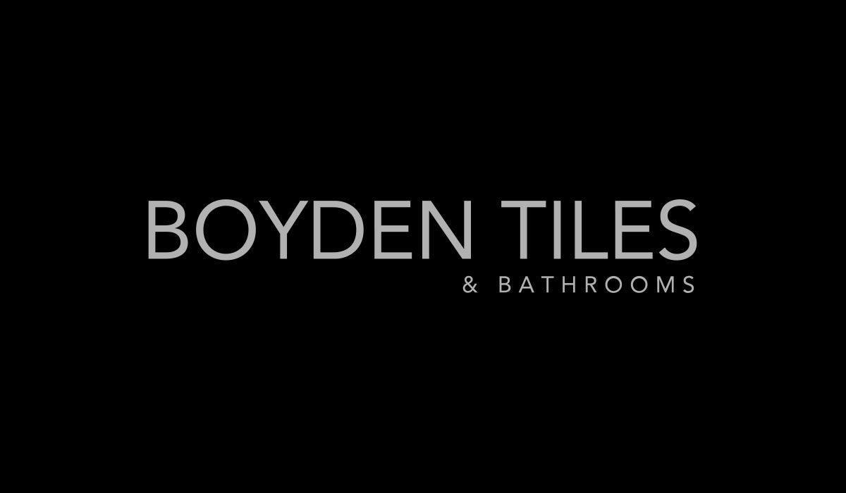 Boyden Tiles logo large on black background